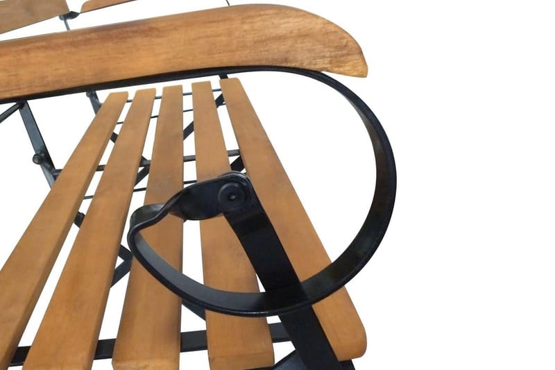 Foldbar Havebænk 112 Cm Akacietræ - Brun - Havemøbler - Havesofaer & bænke - Udendørs bænk & havebænk