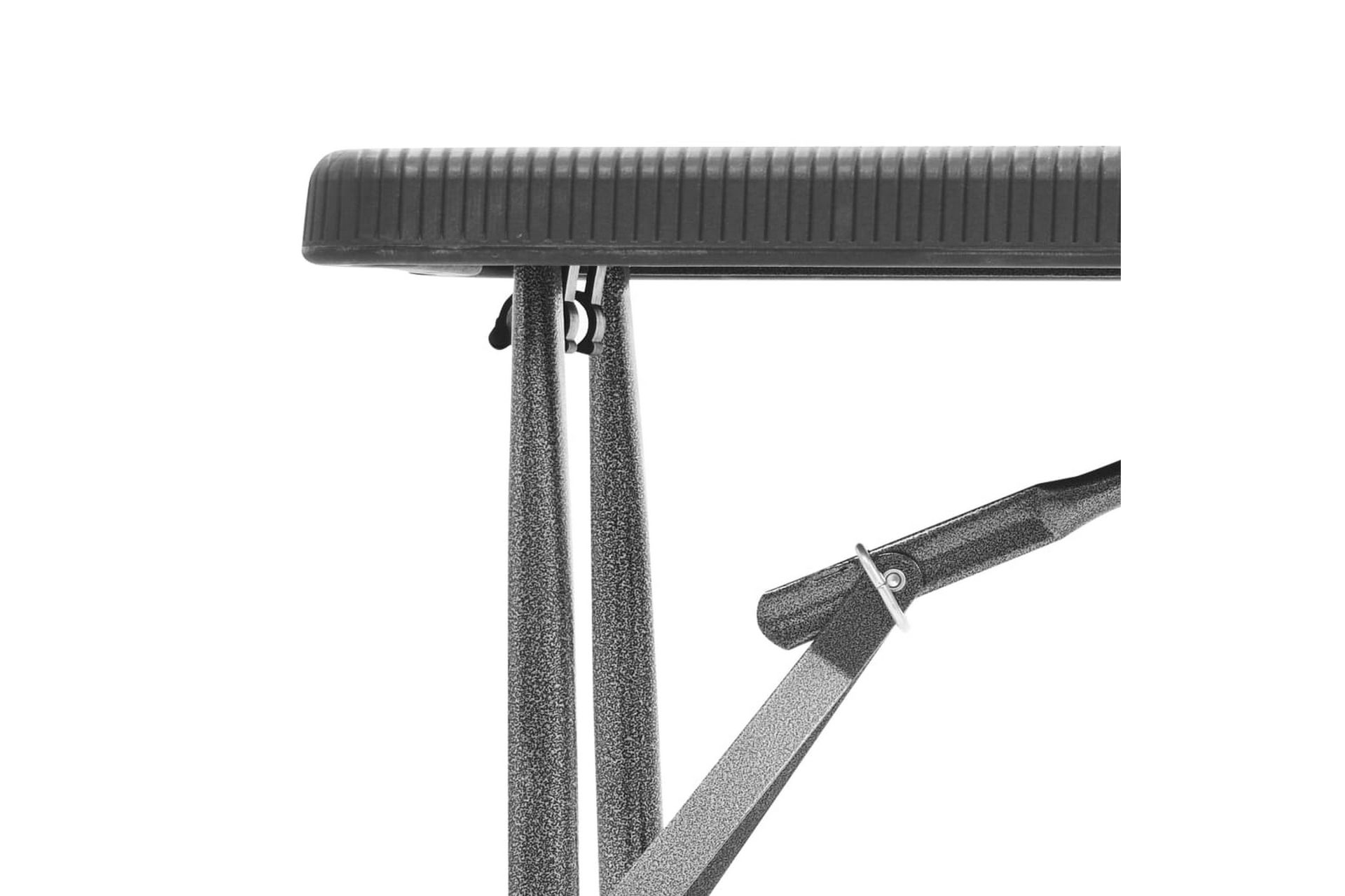 Foldbare Havebænke 2 stk. 180 cm Hdpe Sort - Sort - Havemøbler - Havesofaer & bænke - Udendørs bænk & havebænk