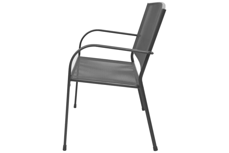 Havebænk 108 Cm Stål Og Trådnet Antracitgrå - Grå - Havemøbler - Havesofaer & bænke - Udendørs bænk & havebænk