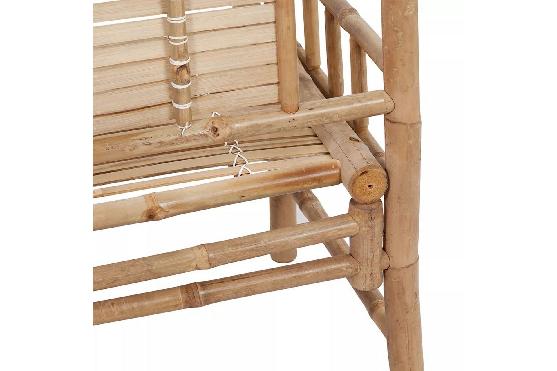 Havebænk 120 Cm Bambus - Brun - Havemøbler - Havesofaer & bænke - Udendørs bænk & havebænk