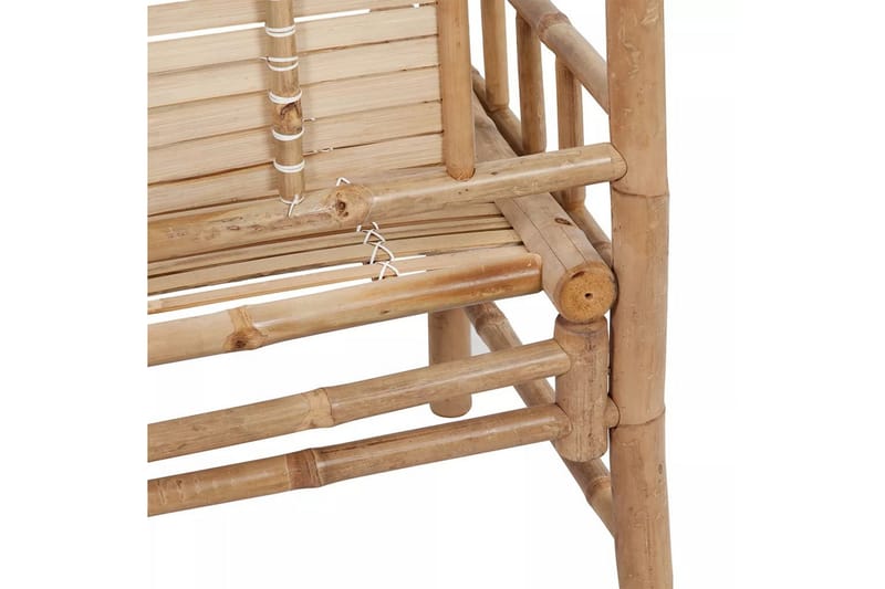 Havebænk 120 Cm Bambus - Brun - Havemøbler - Havesofaer & bænke - Udendørs bænk & havebænk