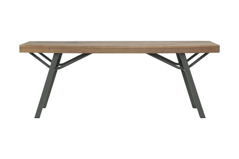 Havebænk 120 Cm Massivt Akacietræ - Brun - Havemøbler - Havesofaer & bænke - Udendørs bænk & havebænk