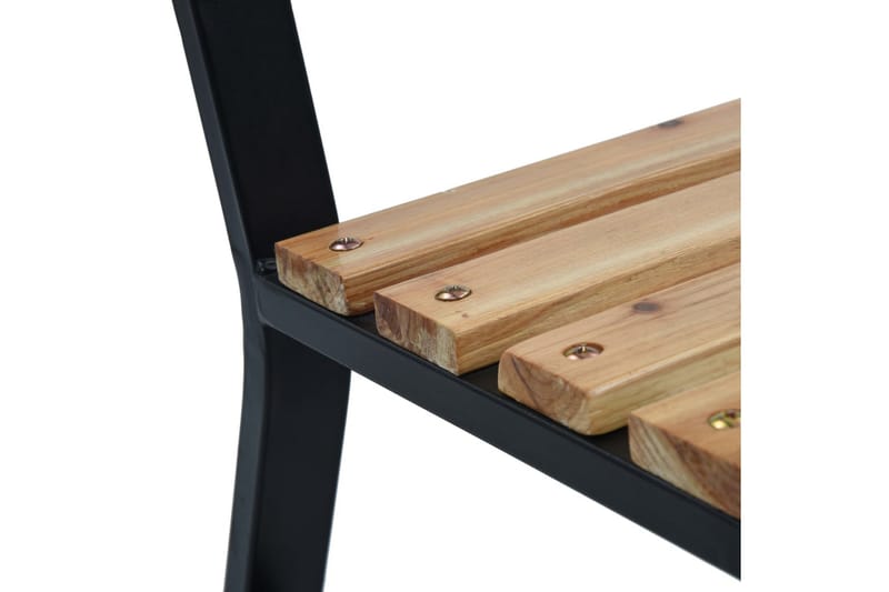 Havebænk 120 Cm Træ - Brun - Havemøbler - Havesofaer & bænke - Udendørs bænk & havebænk