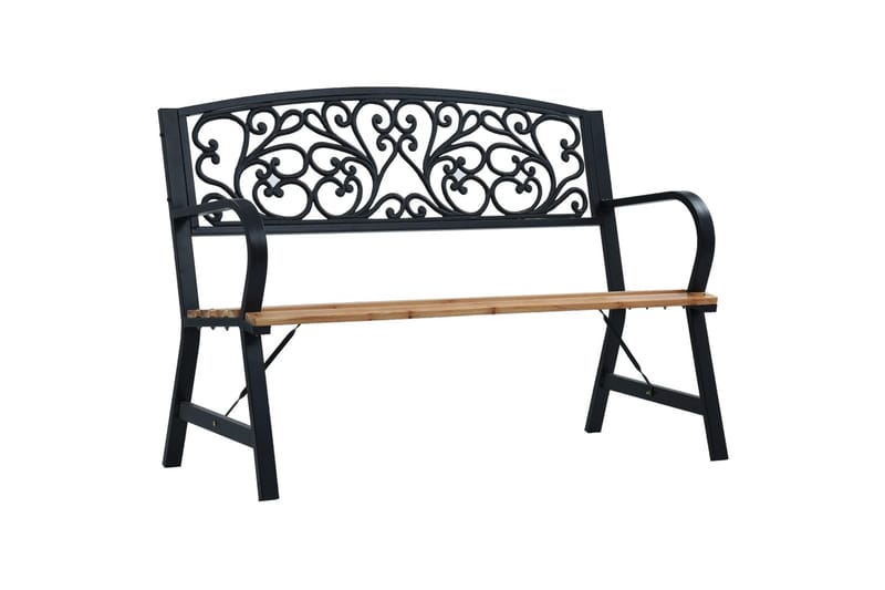 Havebænk 120 Cm Træ - Brun - Havemøbler - Havesofaer & b�ænke - Udendørs bænk & havebænk