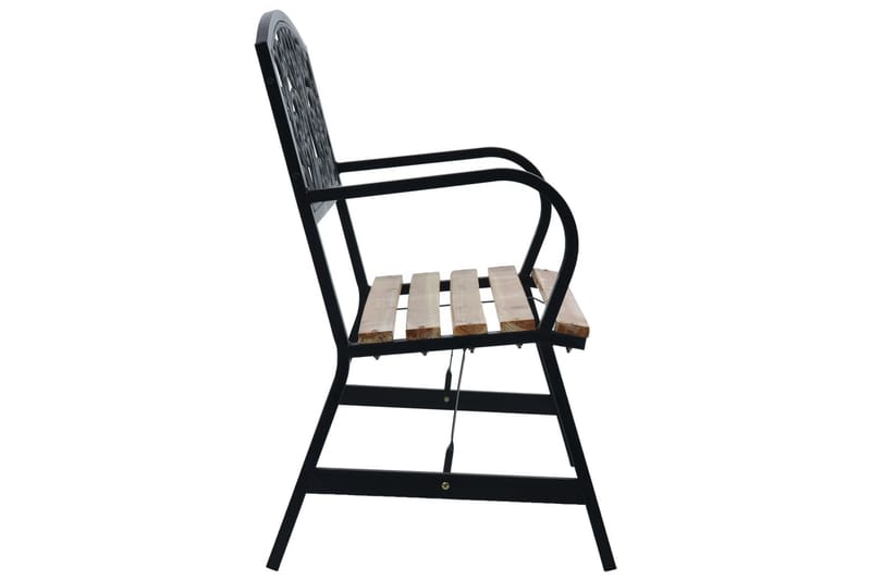 Havebænk 120 Cm Træ - Brun - Havemøbler - Havesofaer & bænke - Udendørs bænk & havebænk