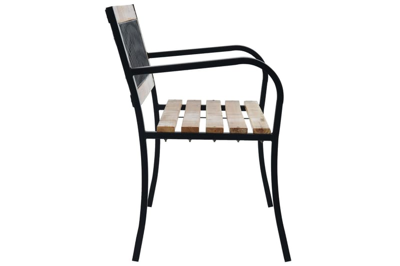 Havebænk 120 Cm Træ - Brun - Havemøbler - Havesofaer & bænke - Udendørs bænk & havebænk
