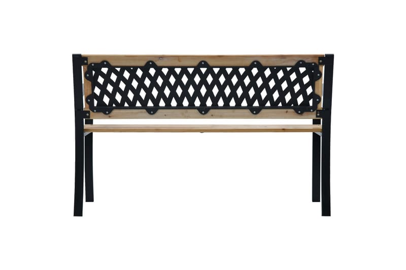 Havebænk 120 Cm Træ - Brun - Havemøbler - Havesofaer & bænke - Udendørs bænk & havebænk