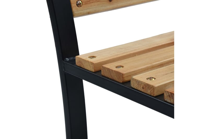 Havebænk 120 Cm Træ - Brun - Havemøbler - Havesofaer & bænke - Udendørs bænk & havebænk