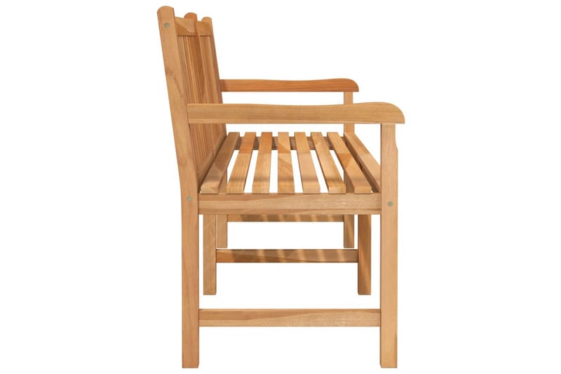 havebænk 150 cm massivt teaktræ - Brun - Havemøbler - Havesofaer & bænke - Udendørs bænk & havebænk