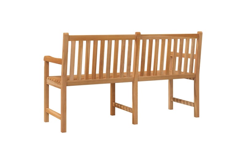 havebænk 150 cm massivt teaktræ - Brun - Havemøbler - Havesofaer & bænke - Udendørs bænk & havebænk