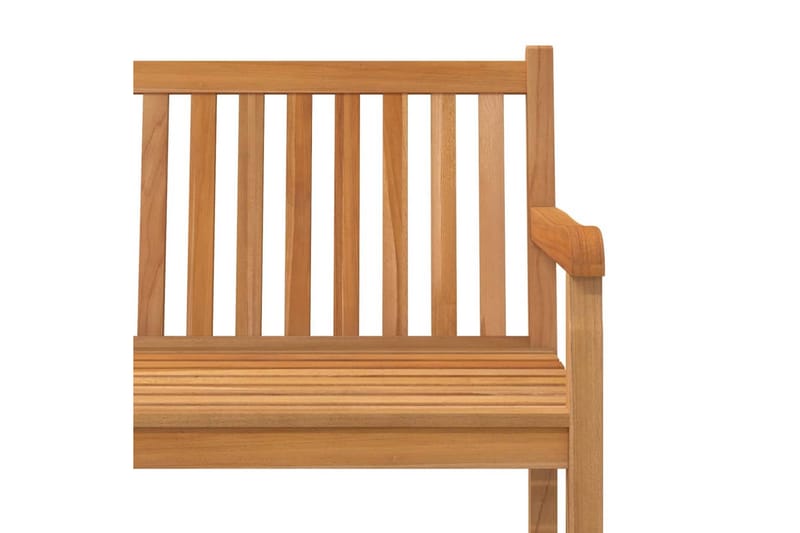 havebænk 150 cm massivt teaktræ - Brun - Havemøbler - Havesofaer & bænke - Udendørs bænk & havebænk