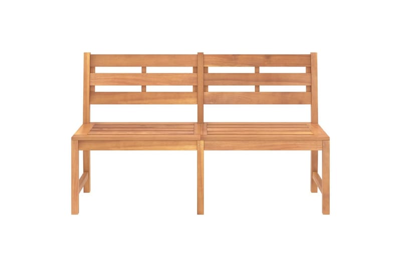havebænk 150 cm massivt teaktræ - Brun - Havemøbler - Havesofaer & bænke - Udendørs bænk & havebænk