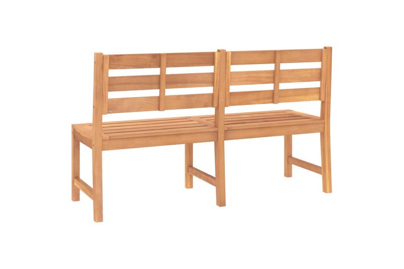 havebænk 150 cm massivt teaktræ - Brun - Havemøbler - Havesofaer & bænke - Udendørs bænk & havebænk