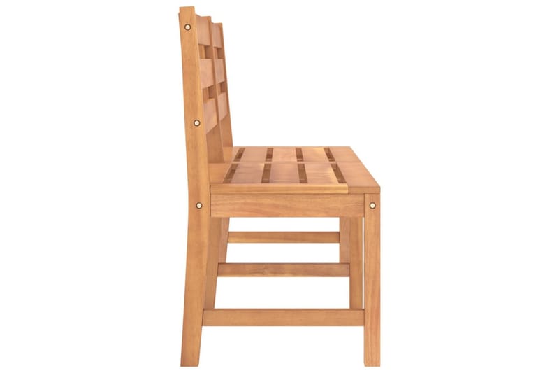 havebænk 150 cm massivt teaktræ - Brun - Havemøbler - Havesofaer & bænke - Udendørs bænk & havebænk