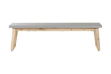 Haveb ænk 160 cm Grå ORIA - Grå - Havemøbler - Havesofaer & bænke - Udendørs bænk & havebænk