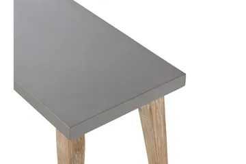 Havebænk 160 cm Grå ORIA - Grå - Havemøbler - Havesofaer & bænke - Udendørs bænk & havebænk