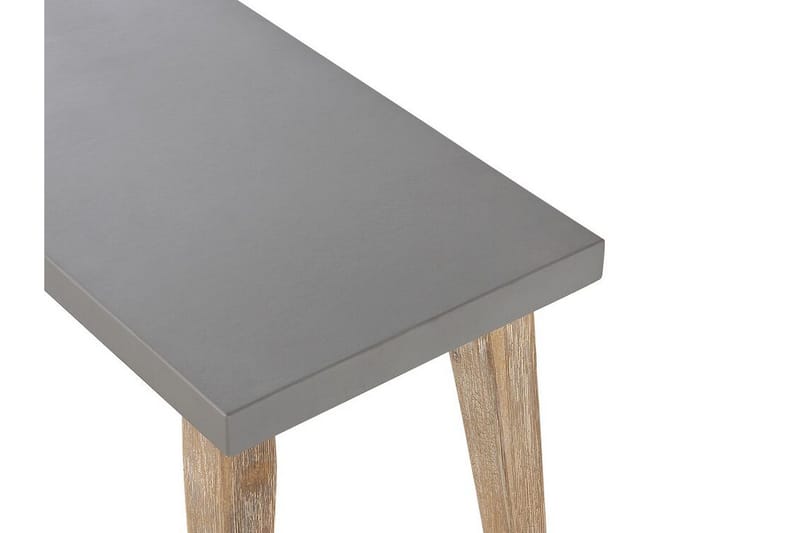 Havebænk 160 cm Grå ORIA - Grå - Havemøbler - Havesofaer & bænke - Udendørs bænk & havebænk