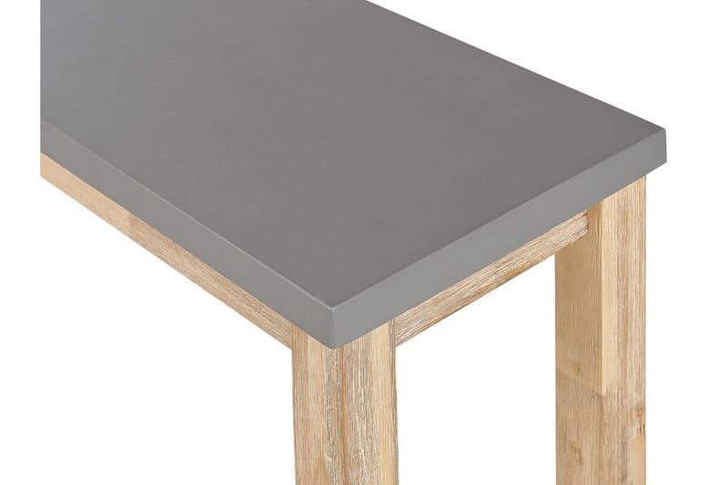 Havebænk 160 cm Grå OSTUNI - Grå - Havemøbler - Havesofaer & bænke - Udendørs bænk & havebænk