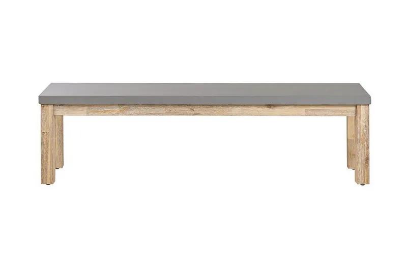 Havebænk 160 cm Grå OSTUNI, Grå