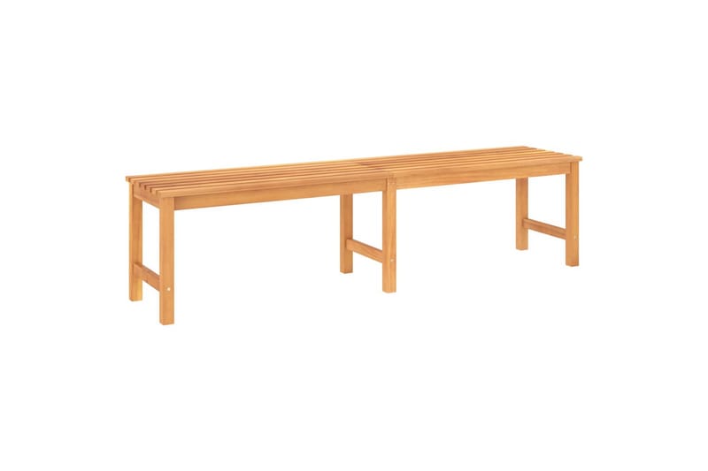 havebænk 180 cm massivt teaktræ - Brun - Havemøbler - Havesofaer & bænke - Udendørs bænk & havebænk