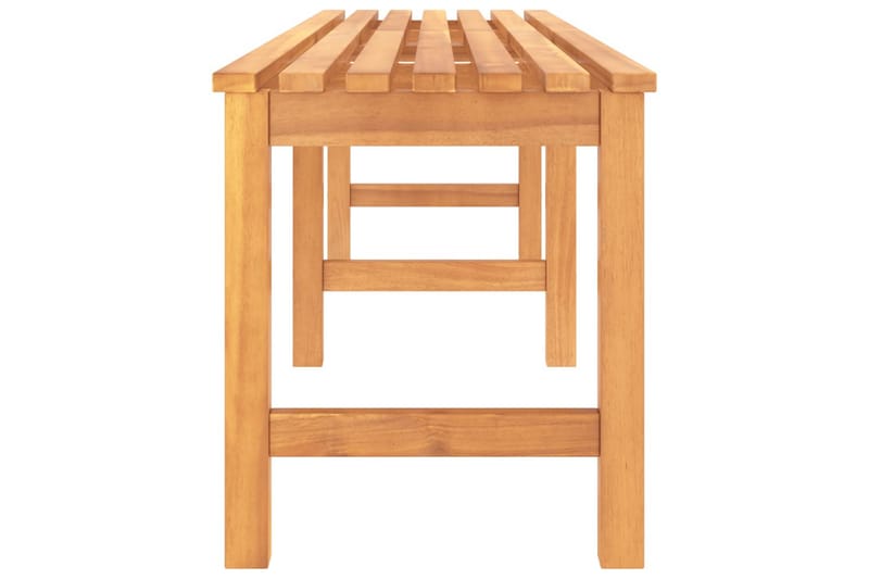 havebænk 180 cm massivt teaktræ - Brun - Havemøbler - Havesofaer & bænke - Udendørs bænk & havebænk