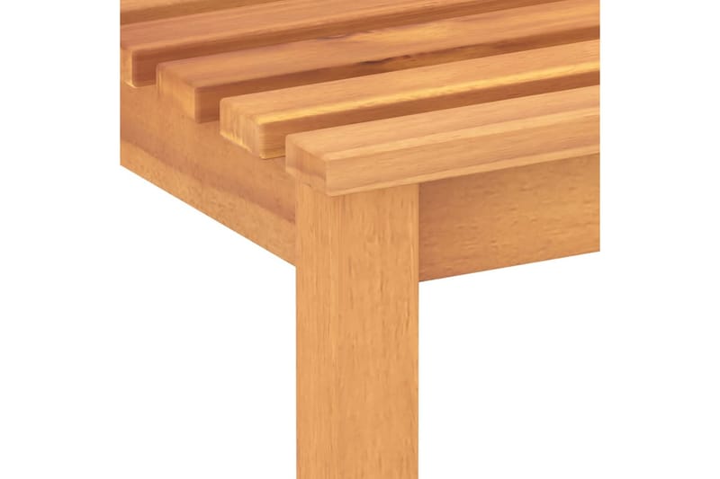 havebænk 180 cm massivt teaktræ - Brun - Havemøbler - Havesofaer & bænke - Udendørs bænk & havebænk