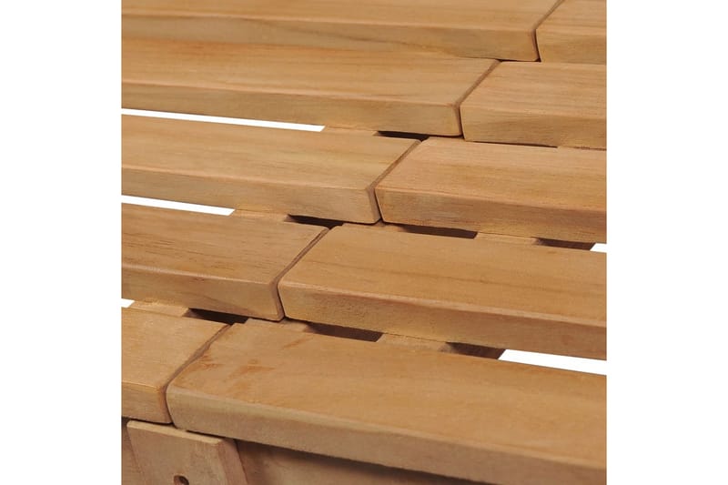 havebænk 228 cm massivt teaktræ - Brun - Havemøbler - Havesofaer & bænke - Udendørs bænk & havebænk