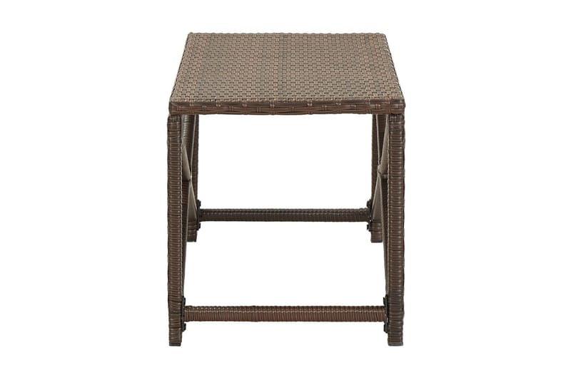 havebænk 80 cm polyrattan brun - Brun - Havemøbler - Havesofaer & bænke - Udendørs bænk & havebænk