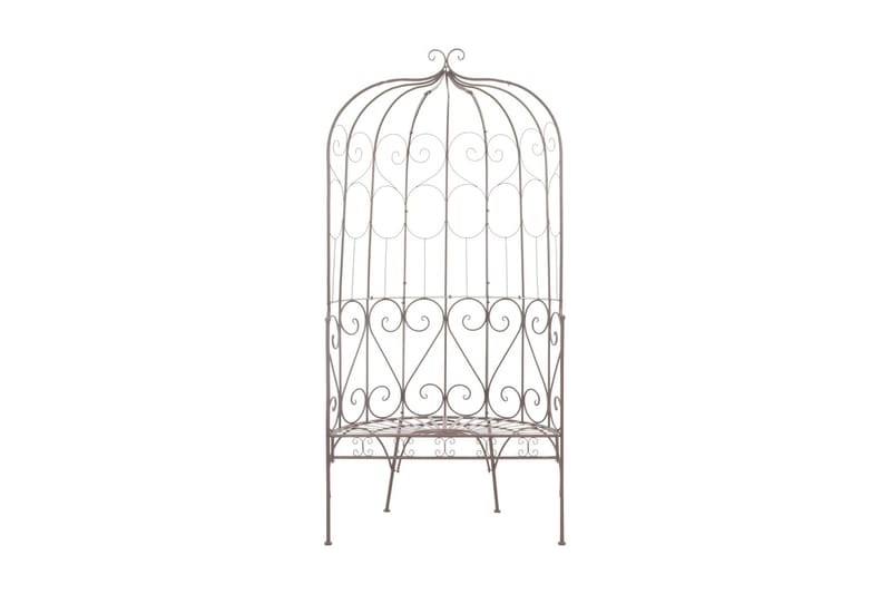 Havebænk 95 Cm Jern Antikbrun - Brun - Havemøbler - Havesofaer & bænke - Udendørs bænk & havebænk