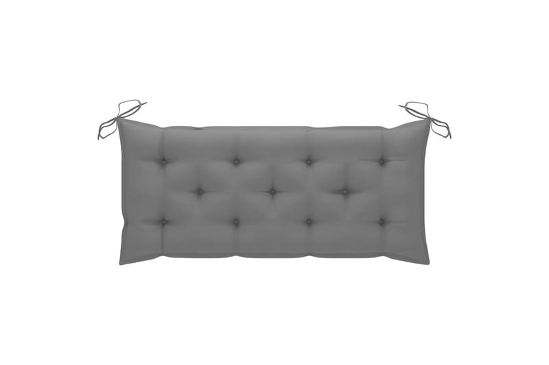 havebænk med hynde 120 cm bambus - Brun - Havemøbler - Havesofaer & bænke - Udendørs bænk & havebænk