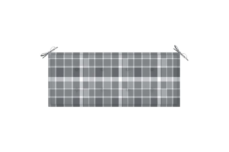 havebænk med hynde 120 cm bambus - Brun - Havemøbler - Havesofaer & bænke - Udendørs bænk & havebænk