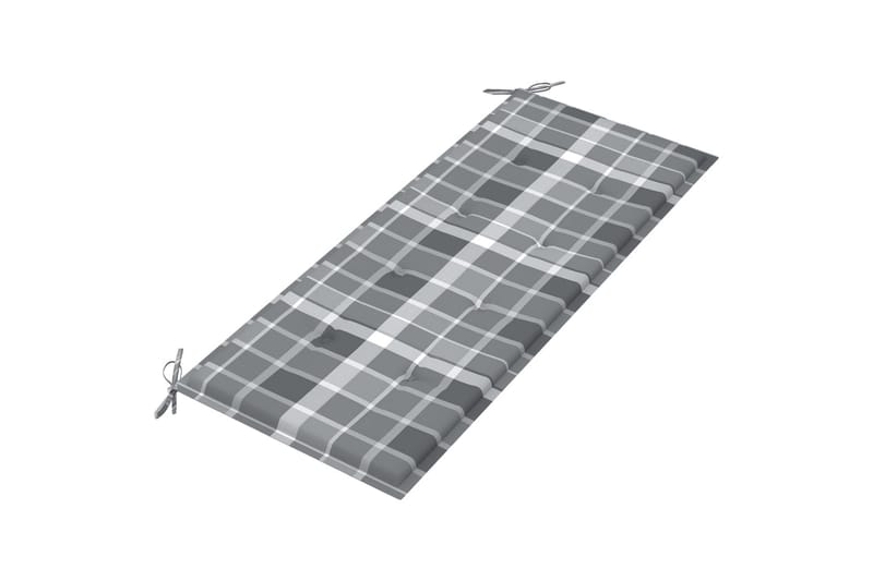 havebænk med hynde 120 cm bambus - Brun - Havemøbler - Havesofaer & bænke - Udendørs bænk & havebænk