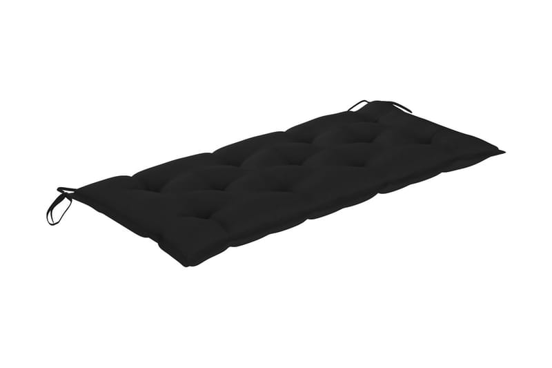 havebænk med hynde 120 cm bambus - Brun - Havemøbler - Havesofaer & bænke - Udendørs bænk & havebænk