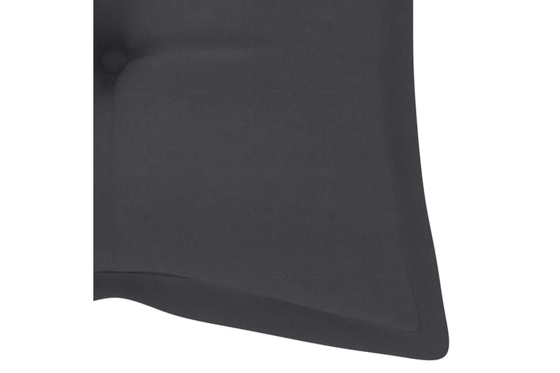 havebænk med hynde 120 cm bambus - Brun - Havemøbler - Havesofaer & bænke - Udendørs bænk & havebænk