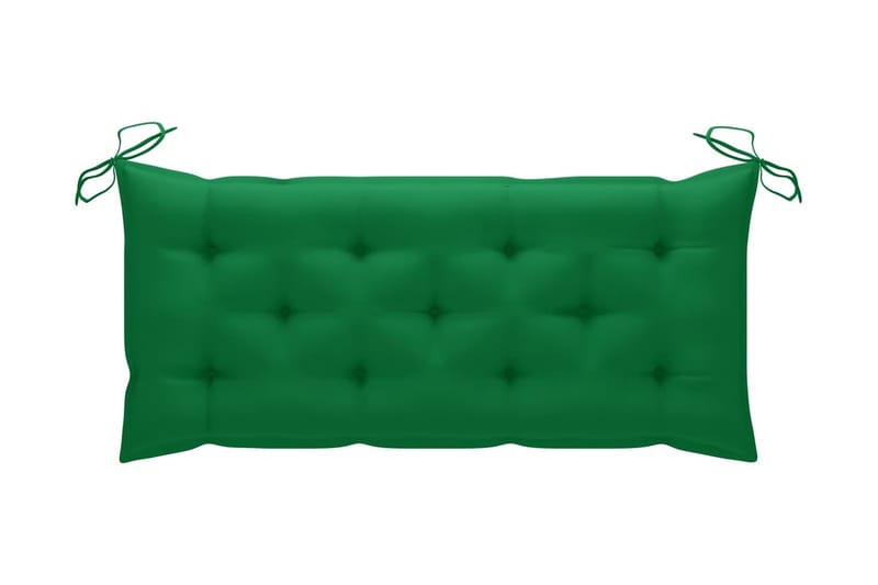 havebænk med hynde 120 cm bambus - Brun - Havemøbler - Havesofaer & bænke - Udendørs bænk & havebænk