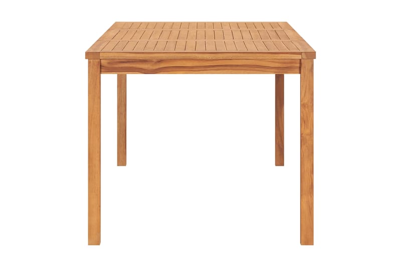 Havebord 180x90x77 cm massivt teaktræ - Havemøbler - Havesofaer & bænke - Udendørs bænk & havebænk