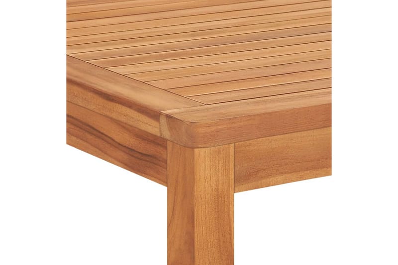 Havebord 180x90x77 cm massivt teaktræ - Havemøbler - Havesofaer & bænke - Udendørs bænk & havebænk