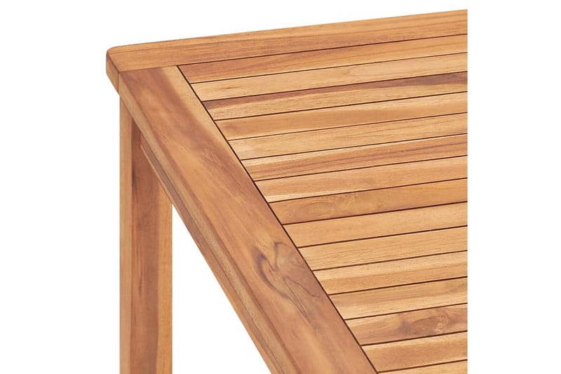 Havebord 180x90x77 cm massivt teaktræ - Havemøbler - Havesofaer & bænke - Udendørs bænk & havebænk