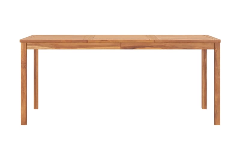 Havebord 180x90x77 cm massivt teaktræ - Havemøbler - Havesofaer & bænke - Udendørs bænk & havebænk