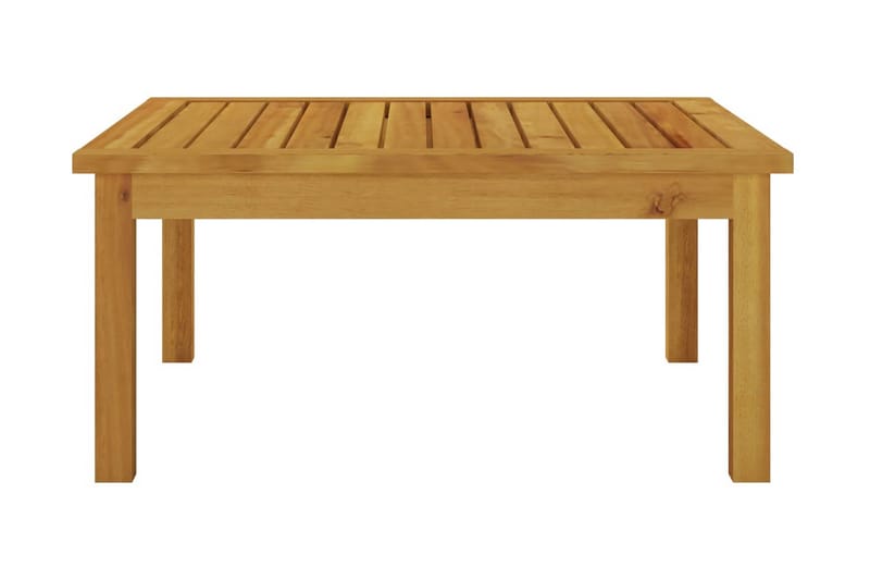 Havebord 63x63x30 cm massivt Akacietræ - Brun - Havemøbler - Havesofaer & bænke - Udendørs bænk & havebænk