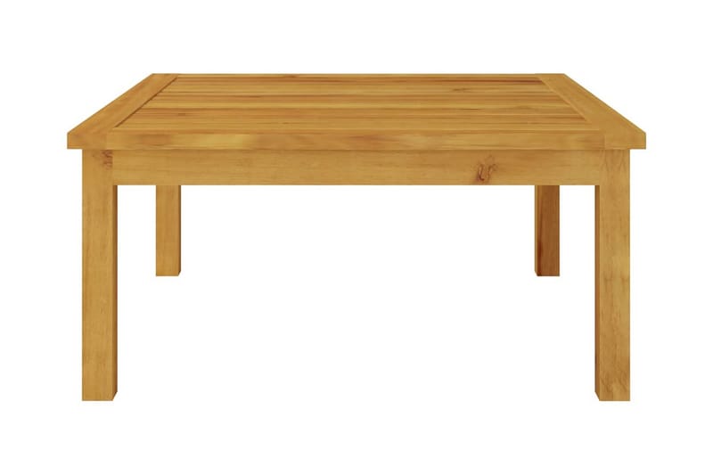 Havebord 63x63x30 cm massivt Akacietræ - Brun - Havemøbler - Havesofaer & bænke - Udendørs bænk & havebænk