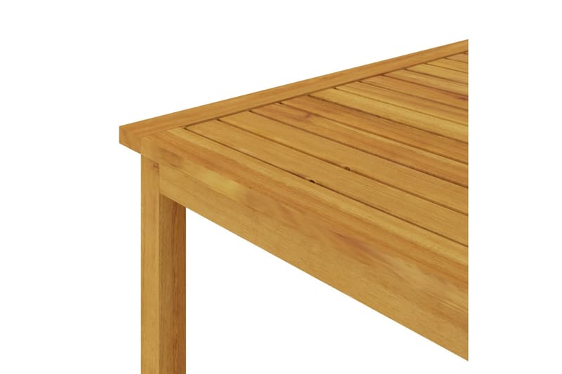 Havebord 63x63x30 cm massivt Akacietræ - Brun - Havemøbler - Havesofaer & bænke - Udendørs bænk & havebænk