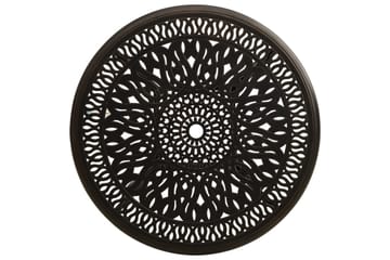 Havebord 90x90x74 cm Støbt Aluminium Bronzefarvet - Brun - Havemøbler - Havesofaer & bænke - Udendørs bænk & havebænk