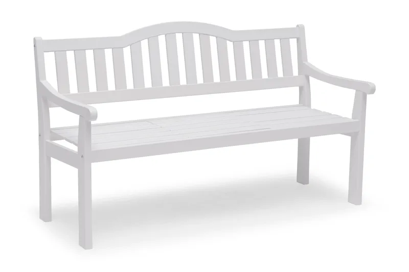 Hillerstorp Sara Havebænk Saksebord, Fyrretræ/Hvid