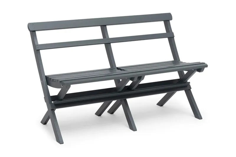 Hillerstorp Torpet Havebænk - Fyrretræ/Grå - Havemøbler - Havesofaer & bænke - Udendørs bænk & havebænk