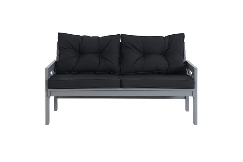 Husarn Udendørsbænk med Hynde Mat Grå, KWA