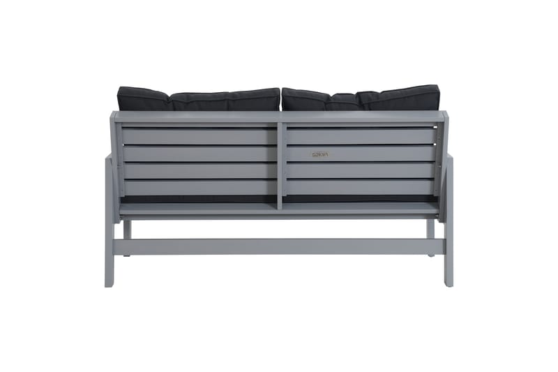 Husarn Udendørsbænk med Hynde Mat Grå - KWA - Havemøbler - Havesofaer & bænke - Udendørs bænk & havebænk