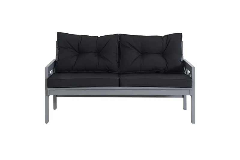 Husarn Udendørsbænk med Hynde Mat Grå, KWA