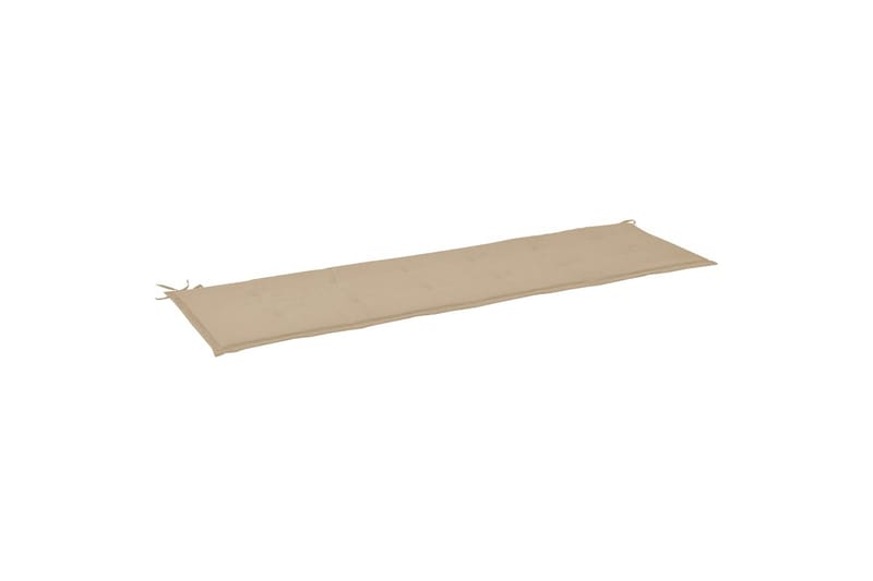 Hynde Til Havebænk 180x50x3 cm Beige - Beige - Havemøbler - Havesofaer & bænke - Udendørs bænk & havebænk