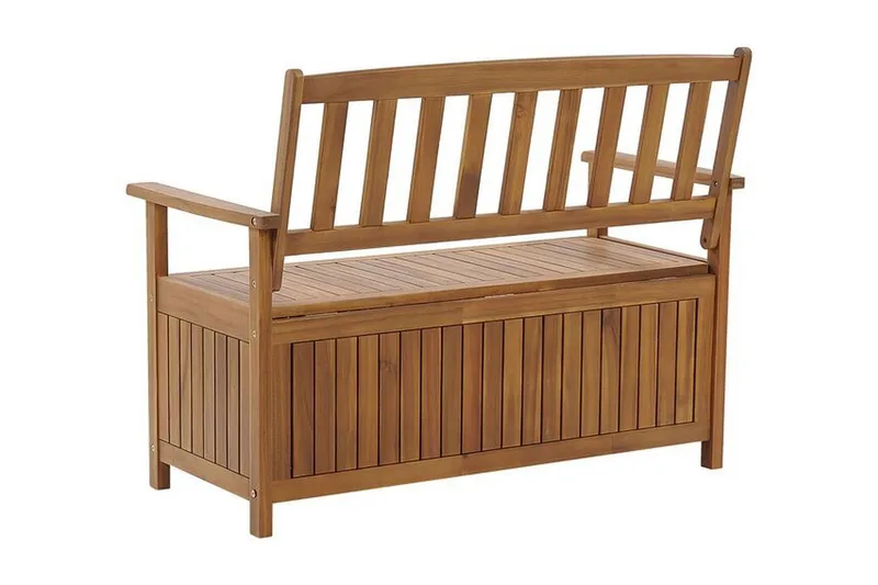Jaraicejo Havebænk med Opbevaring - Brun - Havemøbler - Havesofaer & bænke - Udendørs bænk & havebænk